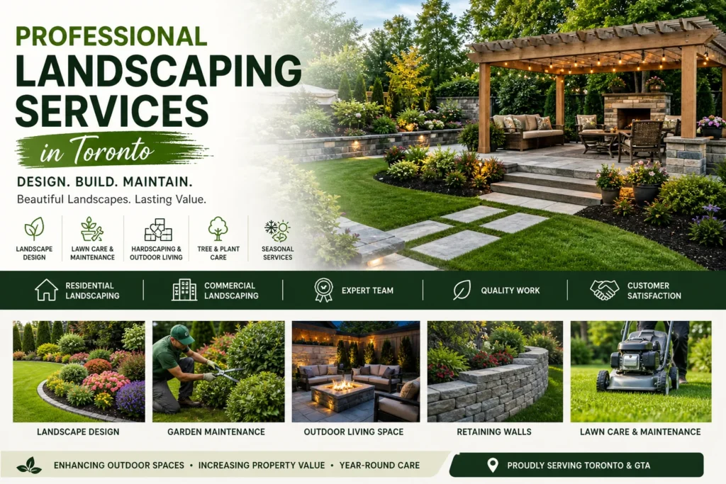 Professional Landscaping Services in Toronto: Complete Guide to Design, Maintenance & Property Value Growth